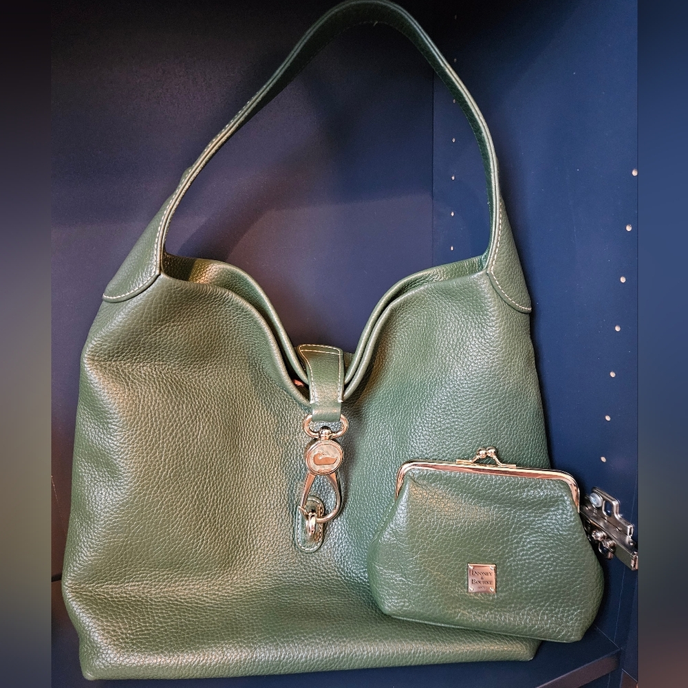 Dooney and Bourke shoulder bag and coin purse set!